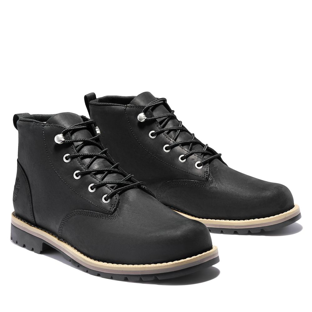 Botas de Seguridad Timberland Hombre Redwood Falls Waterproof Negras - Chile EQC-786419